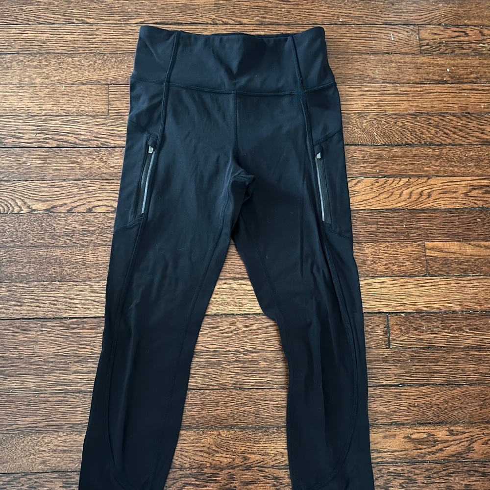 Athleta Black Rainier Tights Size Small